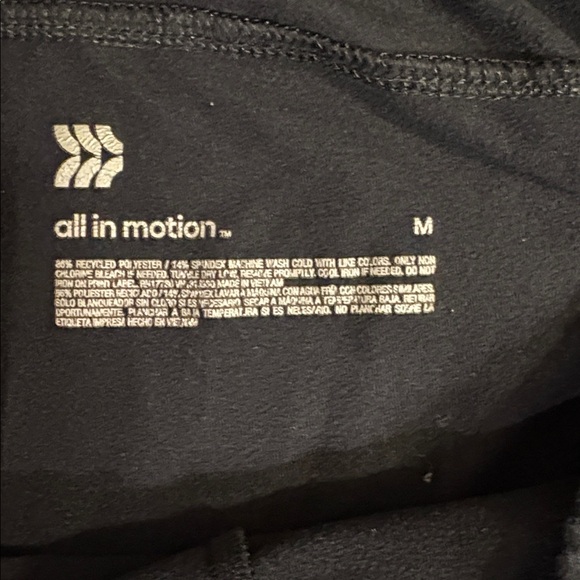 Set of All in Motion Green and Black Athletic Shorts Medium - Picture 3 of 4